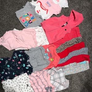12m Lot of Baby Girl Clothes